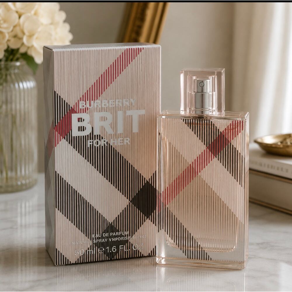 Burberry Brit For Her Eau De Parfum 1.6 oz 50ml Spray New